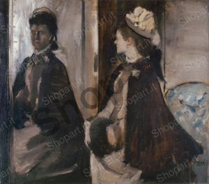 La Signora Jeantaud allo Specchio - Degas Edgar