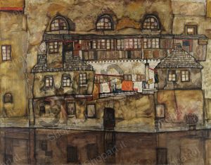 House Wall on the River - Schiele Egon