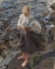 Akseli Gallen-Kallela, Girl standing in the wind