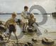 Albert Edelfelt, Boys Playing on the Shore