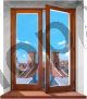 Two-door window on Comacchio - Anonimo