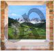 Brick window on the Olde Valley in Trentino - Anonimo
