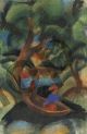August Macke, Coppia in barca