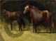 Two Horses - Bierstadt Albert