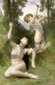 Love is flying - Bouguereau William-Adolphe