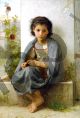 The Knitter - Bouguereau William-Adolphe