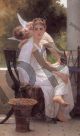 Work Interrupted - Bouguereau William-Adolphe