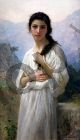 Meditation - Bouguereau William-Adolphe