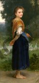 The Goose Girl - Bouguereau William-Adolphe