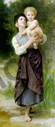 Brother and sister - Bouguereau William-Adolphe