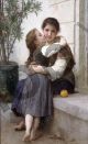A little coaxing - Bouguereau William-Adolphe