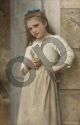 Yvonne on the doorstep - Bouguereau William-Adolphe