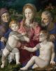 Holy Family with St. Anne and the Infant St. John - Bronzino Agnolo