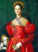 A Young Woman and Her Little Boy - Bronzino Agnolo