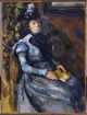 Seated Woman in Blue - Cézanne Paul