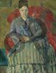 Madame Cézanne in a Red Armchair - Cézanne Paul