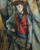 Boy in a Red Waistcoat - Cézanne Paul