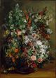 Bouquet of Flowers in a Vase - Courbet Gustav