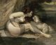 Nude Woman with a Dog - Courbet Gustav