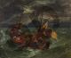 Christ on the Sea of Galilee - Delacroix Eugène