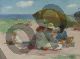 Edward Henry Potthast, At the beach (sulla spiaggia)