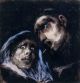 Francisco Goya, Monaco parla con una donna anziana