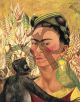 Frida Kahlo, Autoritratto con pappagallo e scimmia