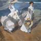 Joaquín Sorolla - Passeggiando lungo la riva del mare