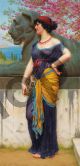 John William Godward, In The Grove Of The Temple of Isis