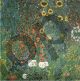 Farm garden with sunflowers - Klimt Gustav