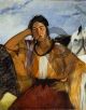 Gypsy with a Cigarette - Manet Édouard