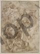 Studies for a Holy Family - Michelangelo Buonarroti