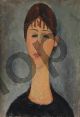 Portrait of Mme Zborowska - Modigliani Amedeo