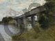The Railroad bridge in Argenteuil - Monet Claude