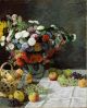 Still Life with Flowers and Fruit - Monet Claude