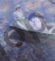 On the Boat - Monet Claude