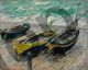Three Fishing Boats - Monet Claude