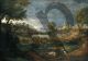 Nicolas Poussin, Landscape during a Thunderstorm with Pyramus and Thisbe