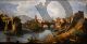 Gaspar van Wittel, Panorama del Tevere con il ponte rotto
