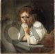 Girl at a Window - Rembrandt Harmenszoon van Rijn