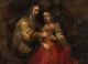 Ritratto di una coppia e figure dell'Antico Testamento, chiamato La sposa ebrea - Rembrandt Harmenszoon van Rijn