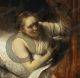 A Woman in Bed - Rembrandt Harmenszoon van Rijn