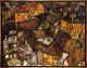 Crescent of Houses (The small City V) - Schiele Egon