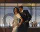 Jack Vettriano - The Man in a Navy Blue Suite