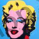Marylin On blue ground - Warhol Andy