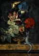 Willem van Aelst, Natura morta con fiori e tulipani in un vaso