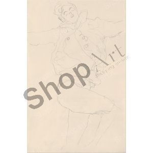 Danzatrice con mantello - Klimt Gustav