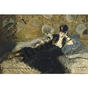 Woman with Fans - Manet Édouard