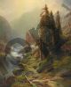 Albert Zimmermann, Paesaggio di montagna