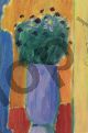 Alexej von Jawlensky,  Grande natura morta, fiori in un vaso viola